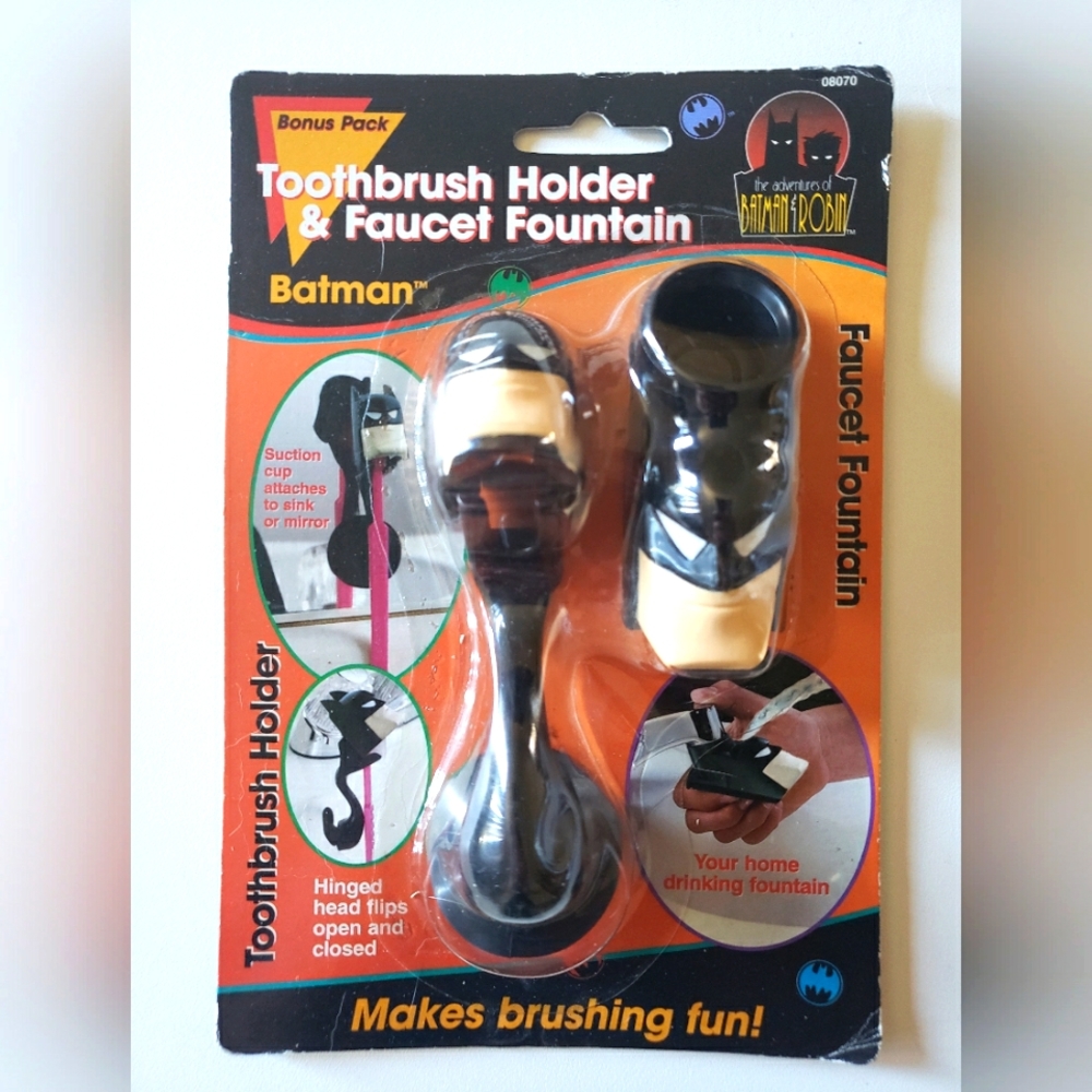 Batman Toothbrush holder and Faucet Fountain